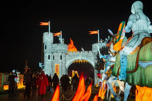 Longleat Festival of Light — Spiral group holiday photo
