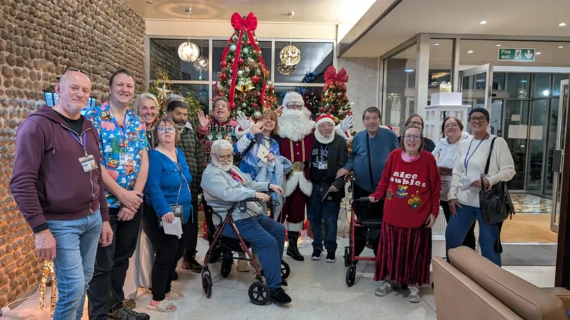 Hayling Island — Tinsel & Turkey — Spiral group holiday photo